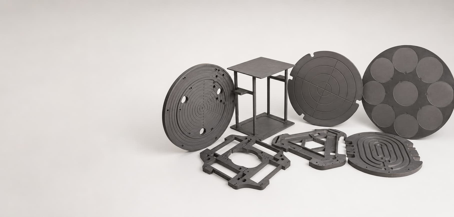 Silicon carbide ceramic plates and precision components for demanding industrial applications