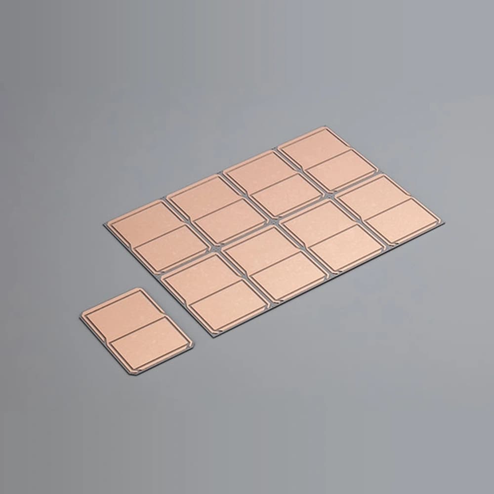 Silicon nitride AMB substrate with patterned copper