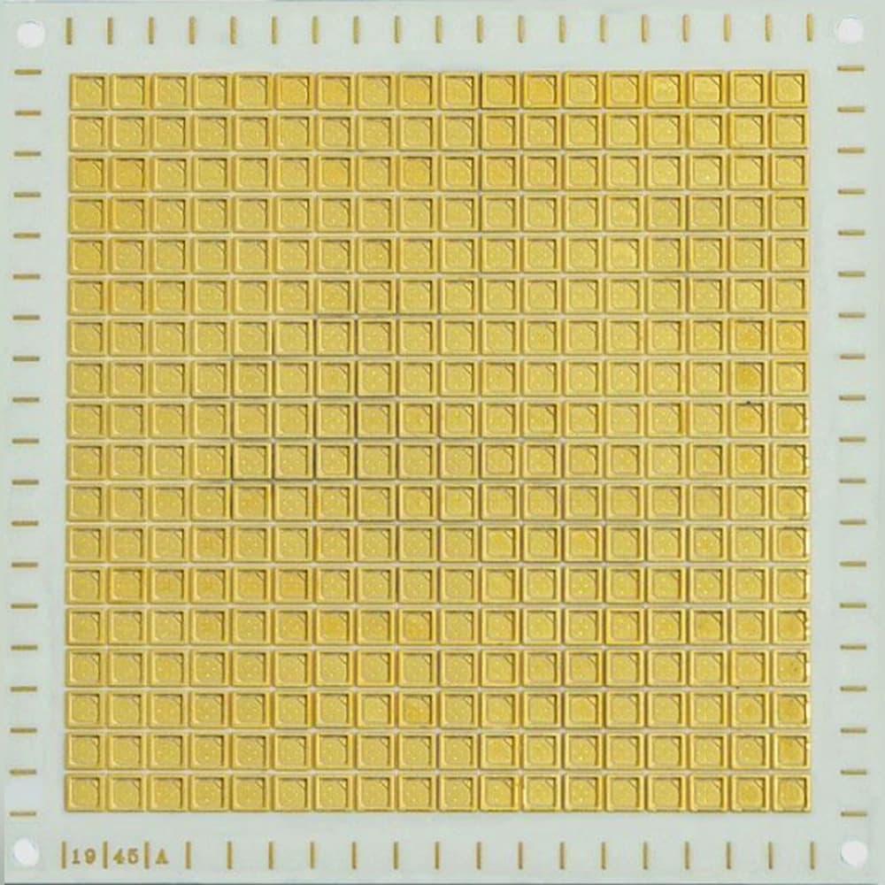 Alumina DPC ceramic substrate with fine metallized pads