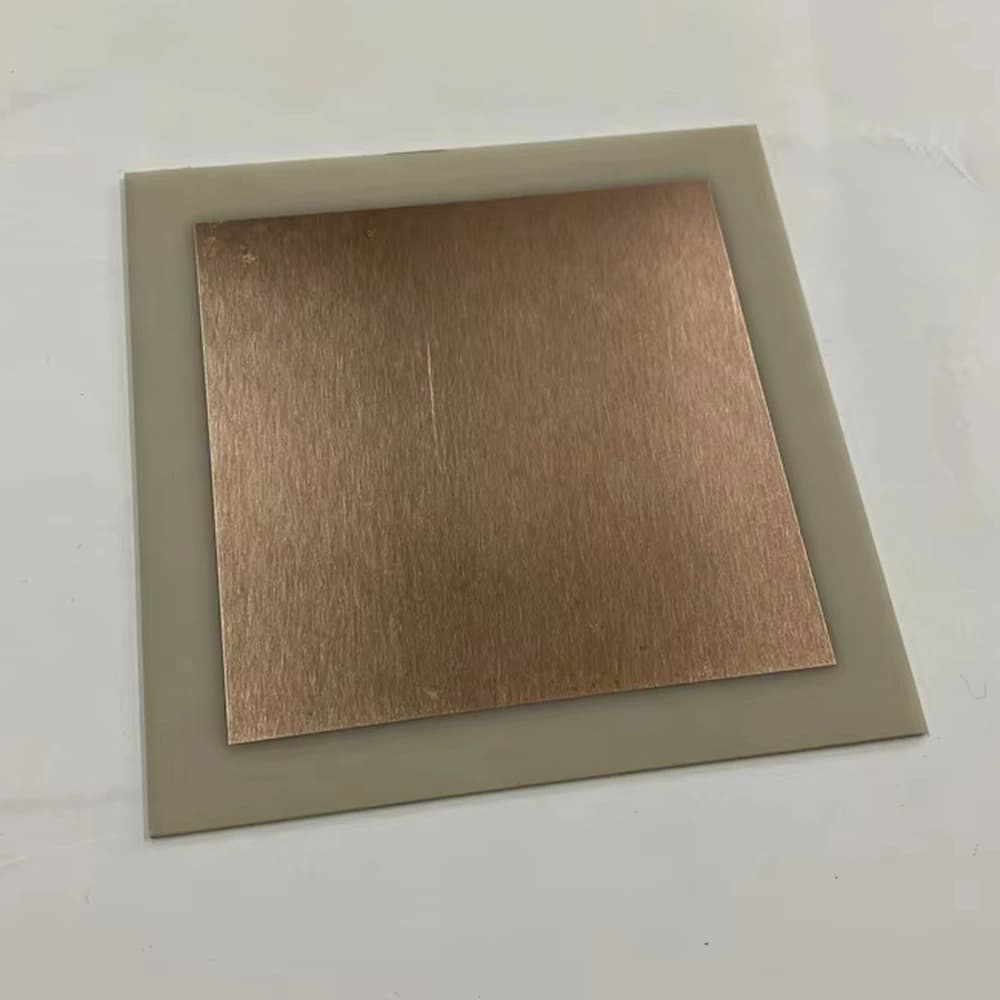 AlN DBC substrate with bonded copper on a ceramic carrier