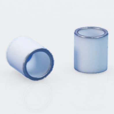Alumina ceramic tubes with metallized end faces