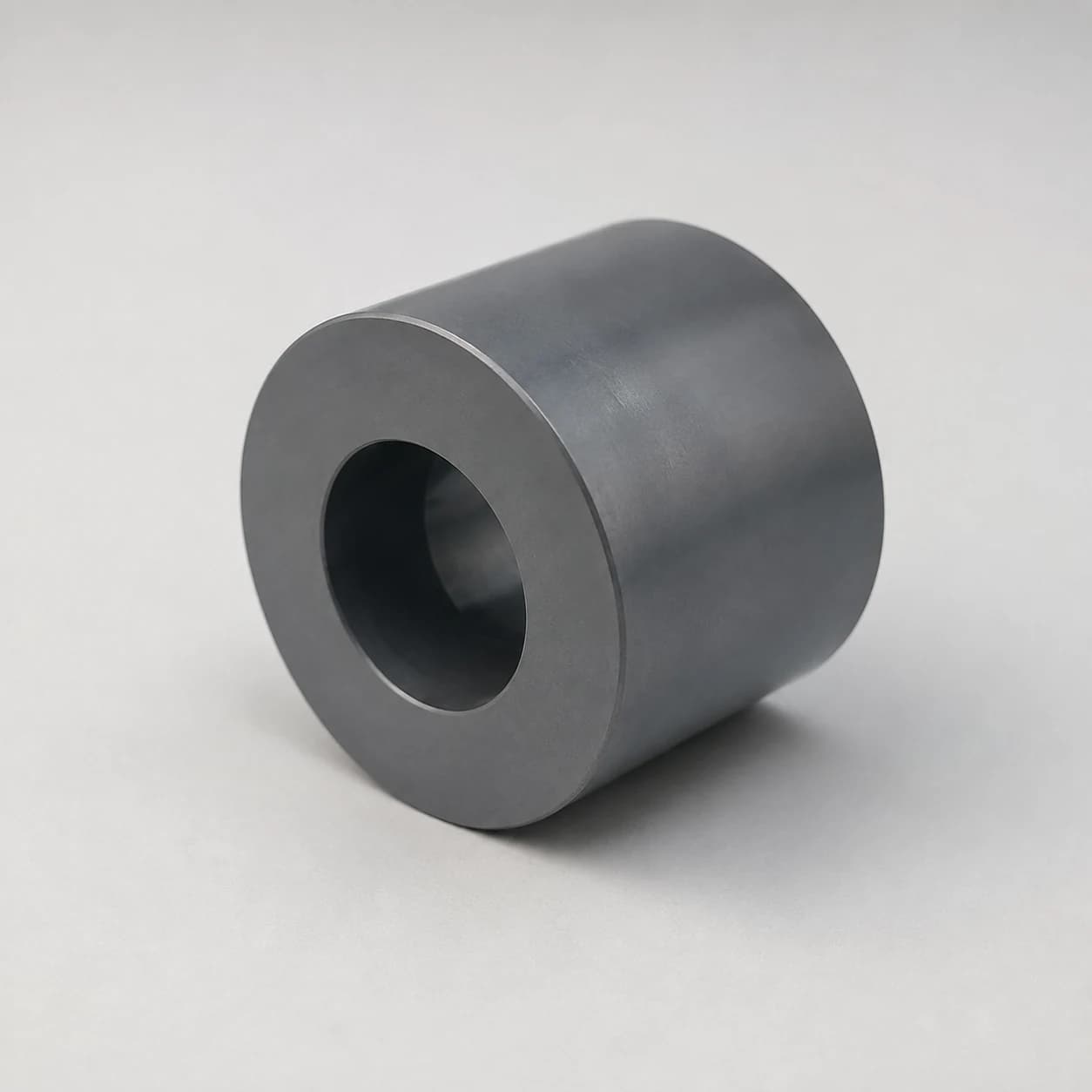 Silicon nitride ceramic sleeve with precision cylindrical bore
