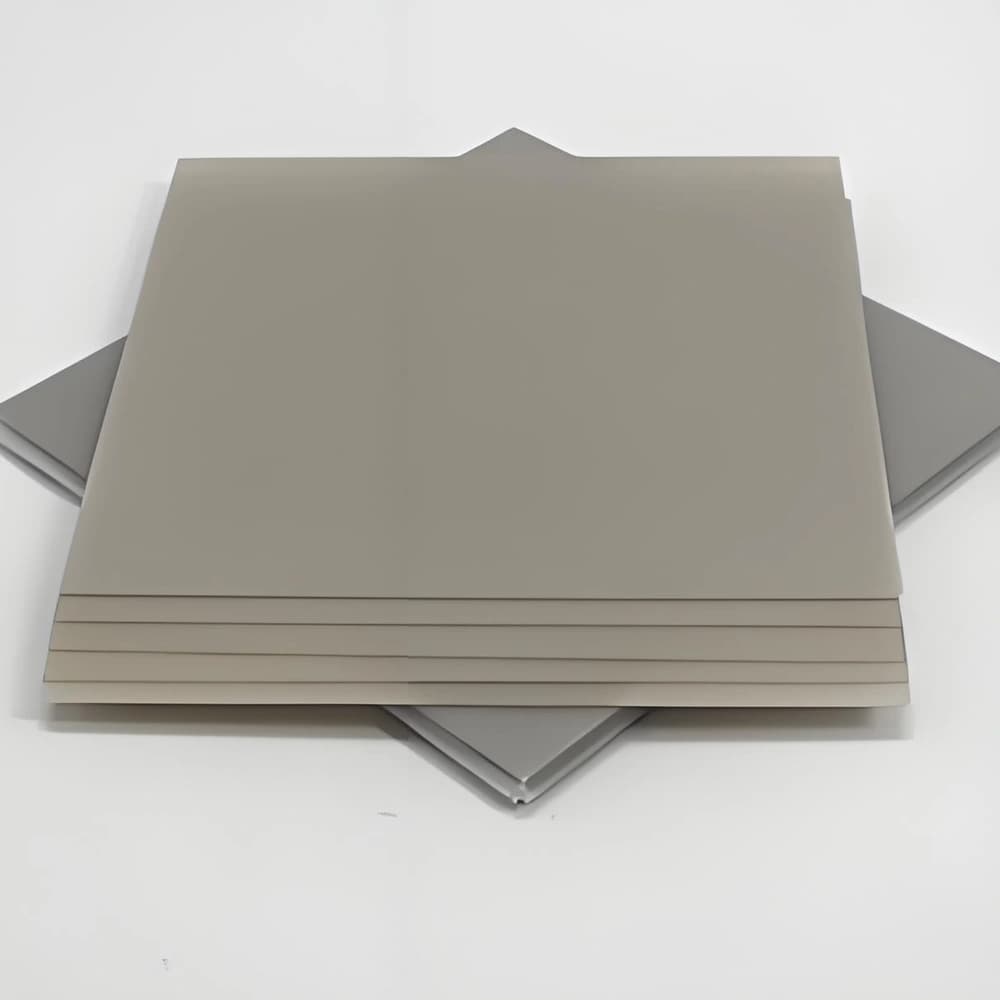 Thin aluminum nitride ceramic substrate plates