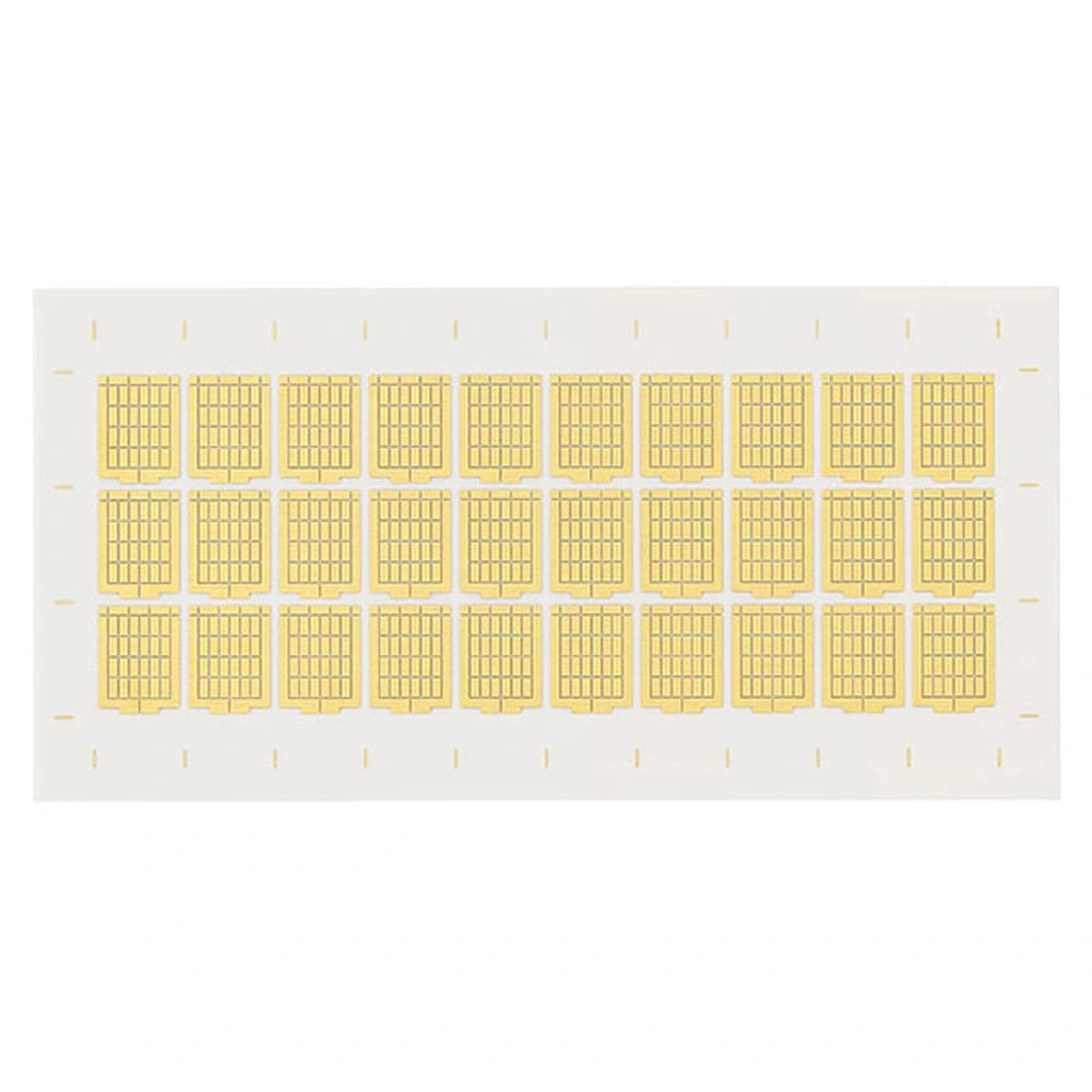 AlN DPC ceramic panel with electrode arrays