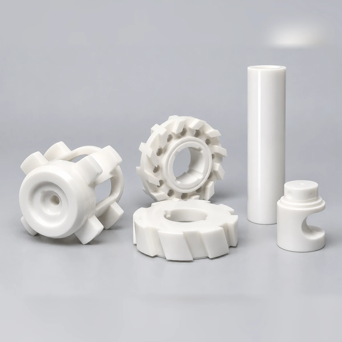 Assorted drawing-based zirconia ceramic components