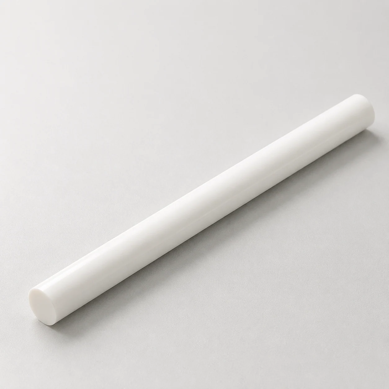 Single straight alumina ceramic shaft