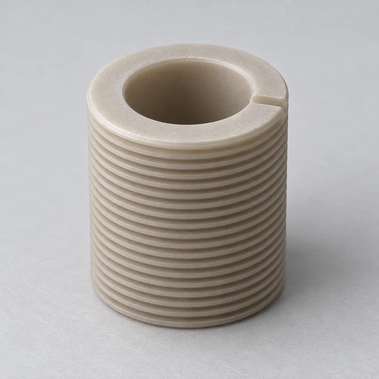 Aluminum nitride insulators — detail view