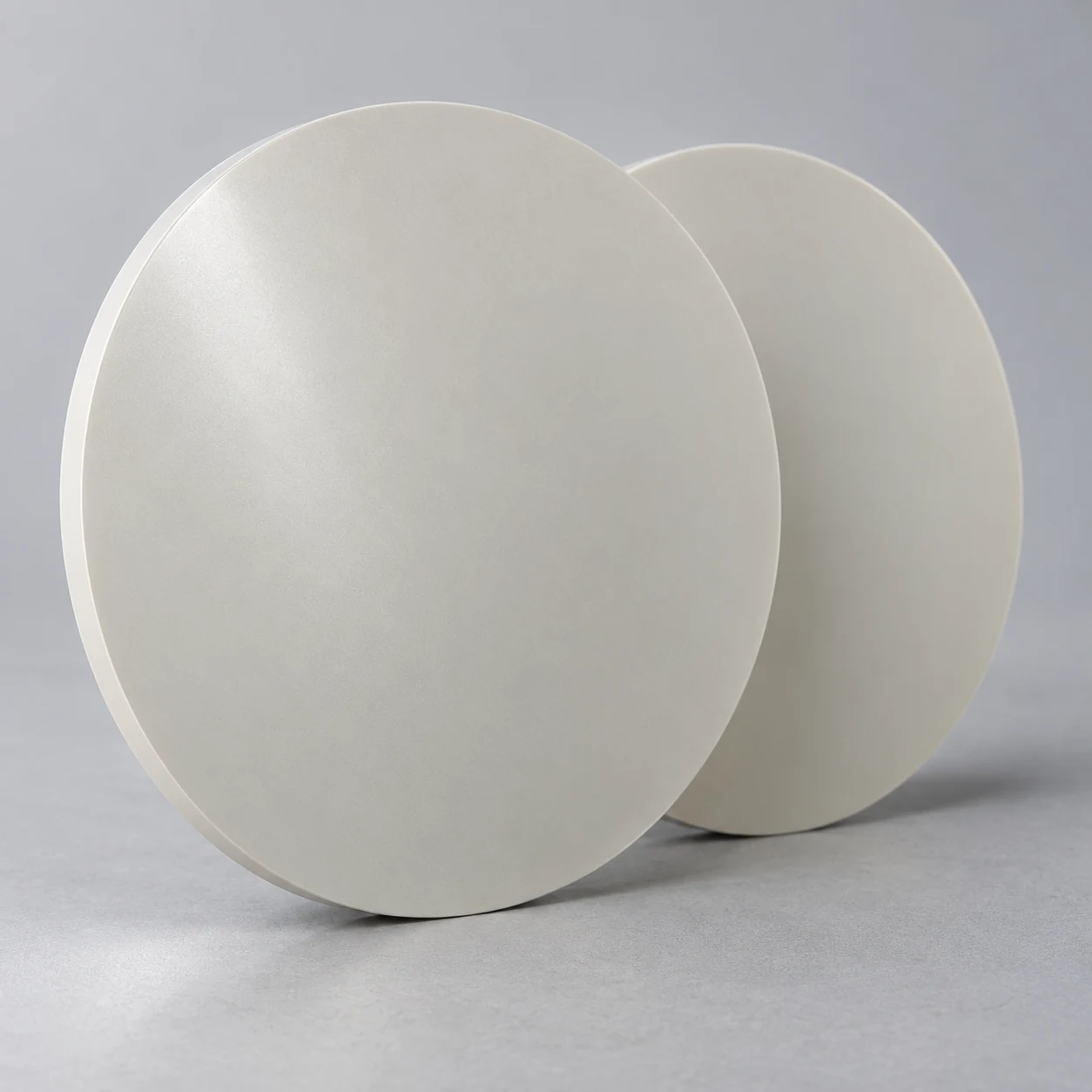 Aluminum nitride plates — detail view