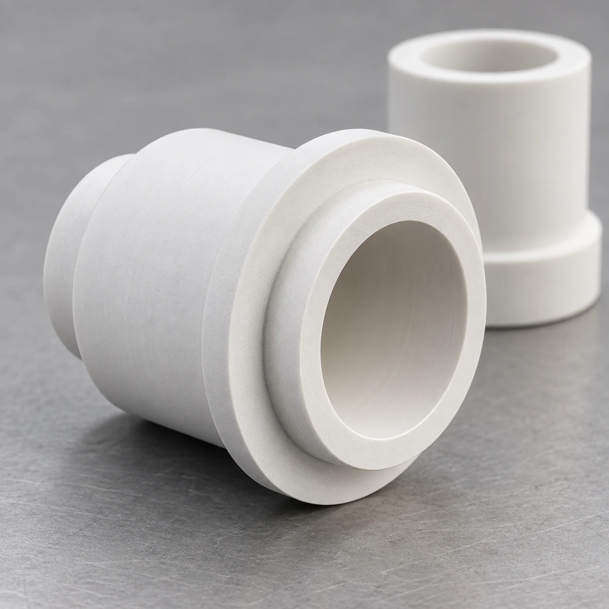 Boron nitride insulator bore and stepped body