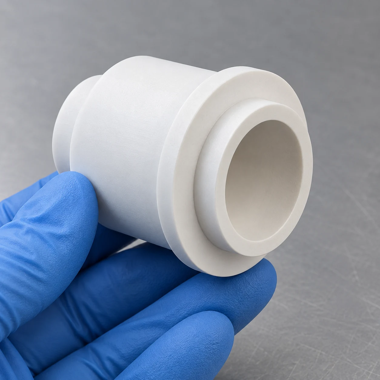 Hand-held boron nitride insulating sleeve