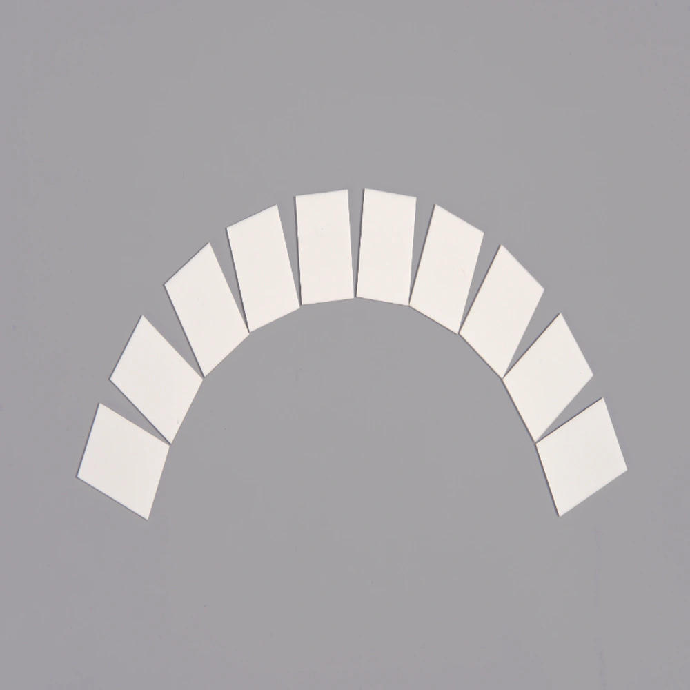 Bare alumina ceramic substrate plates
