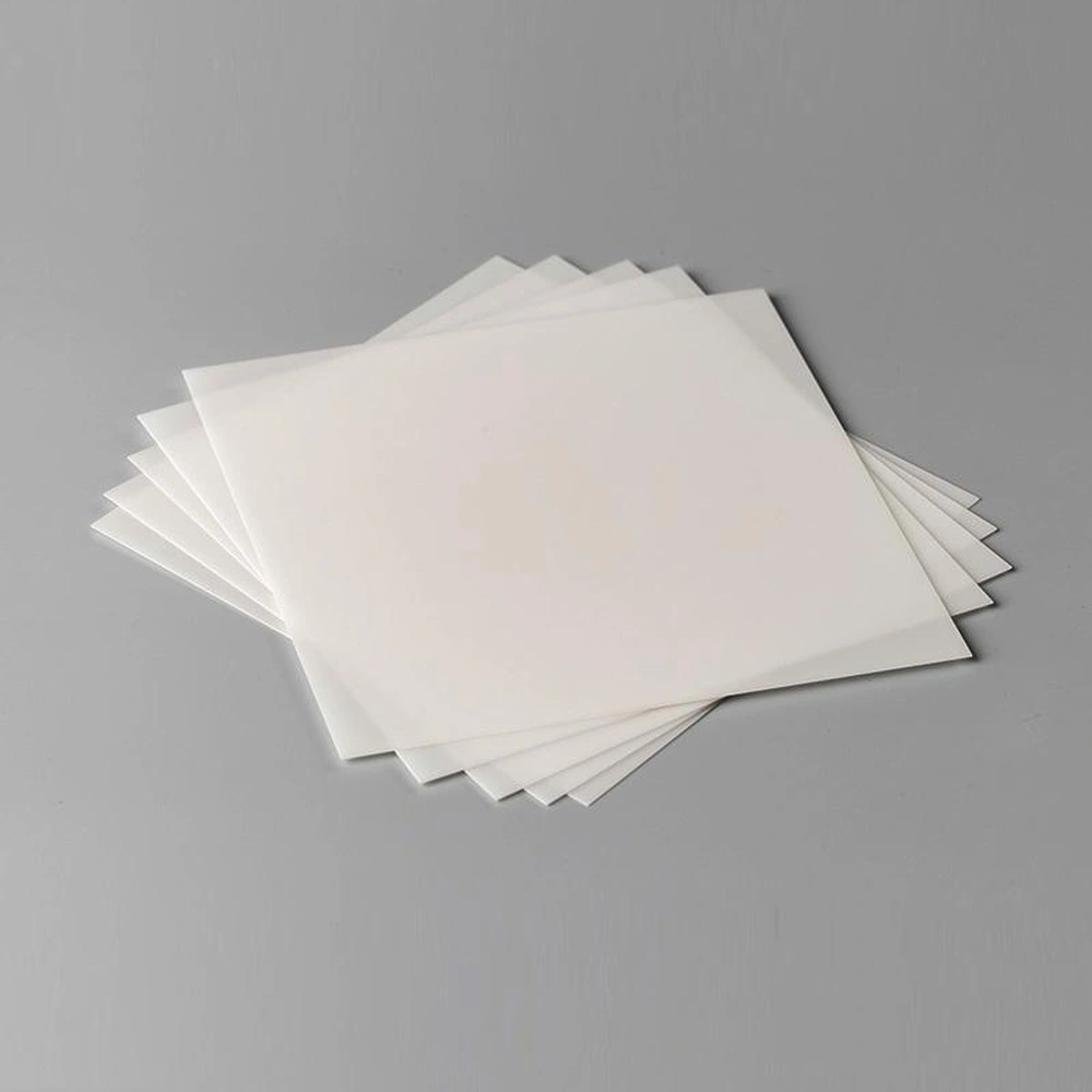 Alumina ceramic substrate sheets arranged in a thin stack