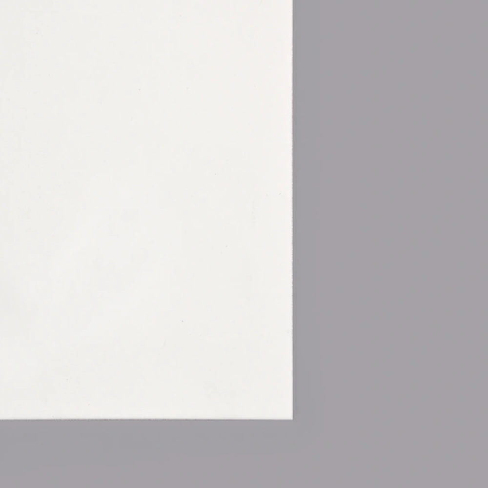 Detail view of bare rectangular alumina ceramic substrate