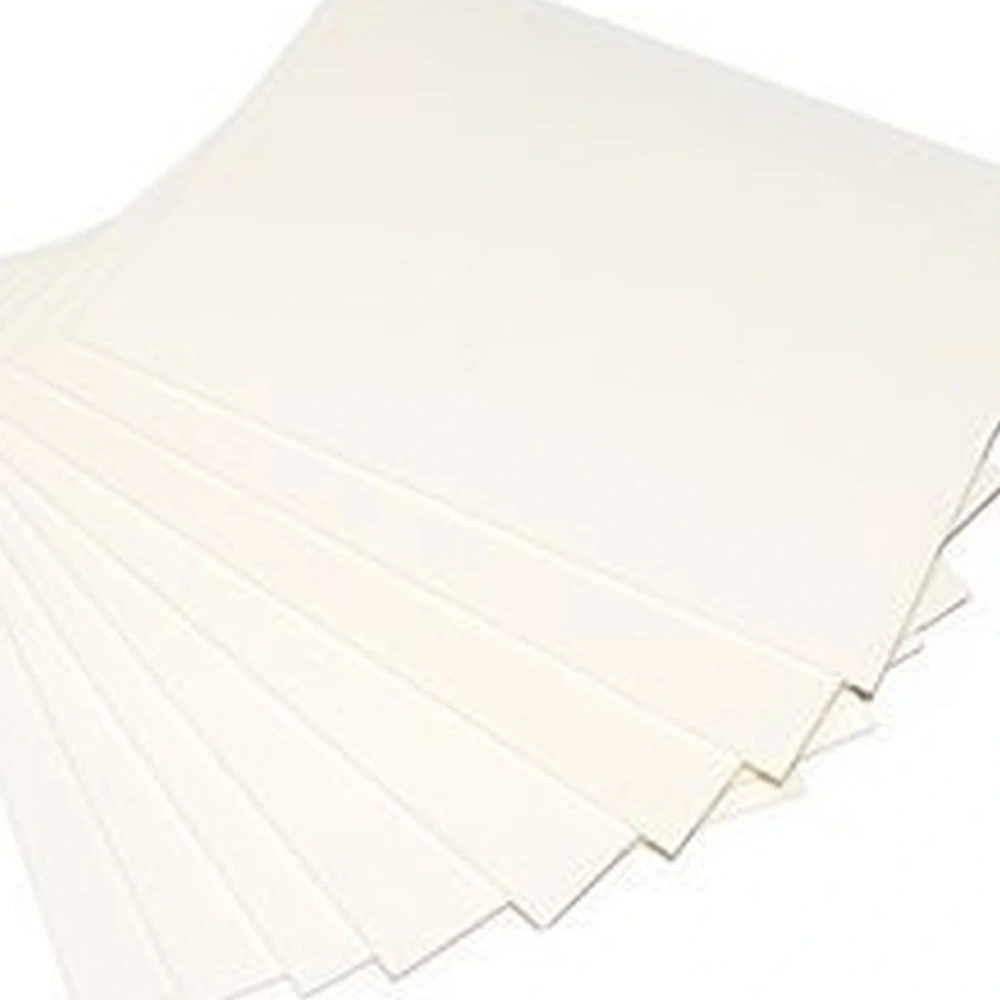 Detail view of thin alumina ceramic substrate sheets