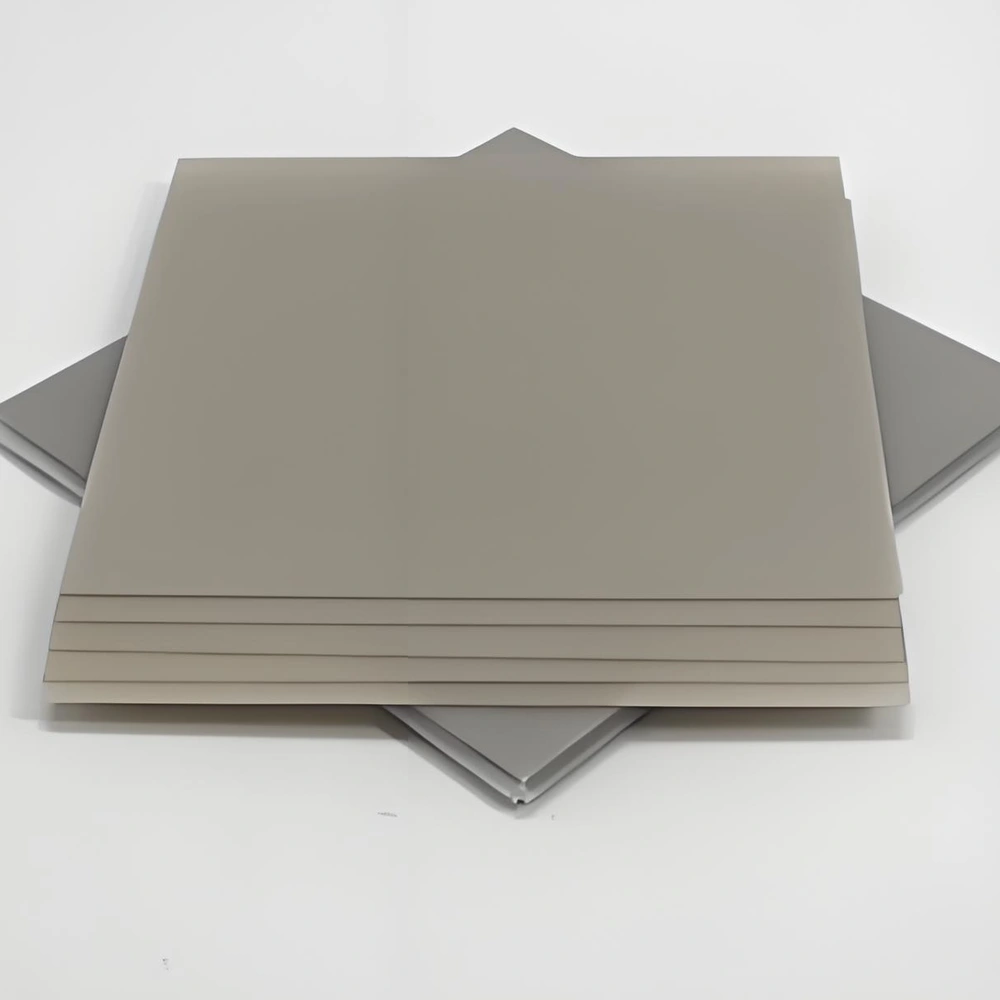 Thin aluminum nitride ceramic substrate plates