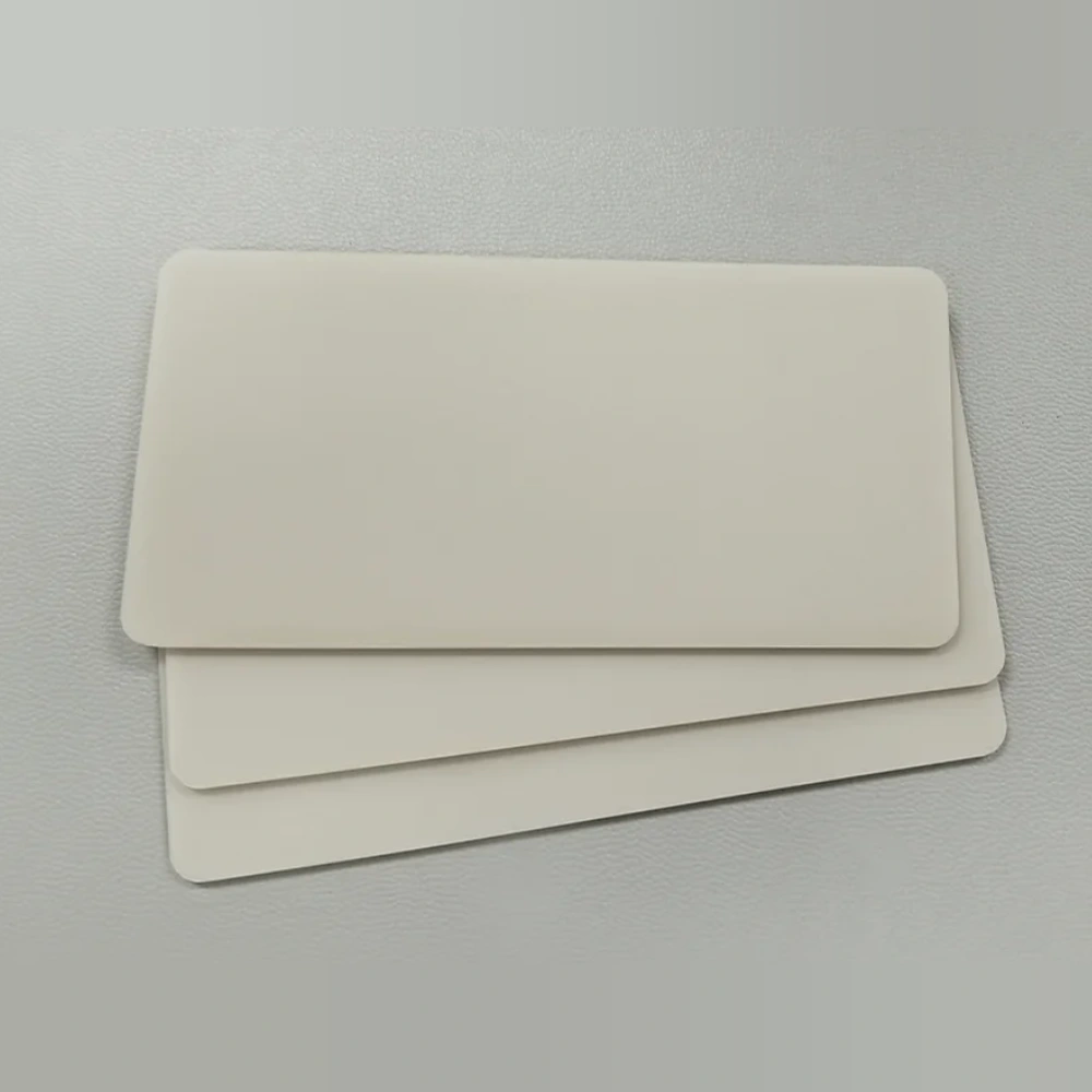 AlN ceramic substrate plates with rounded corners