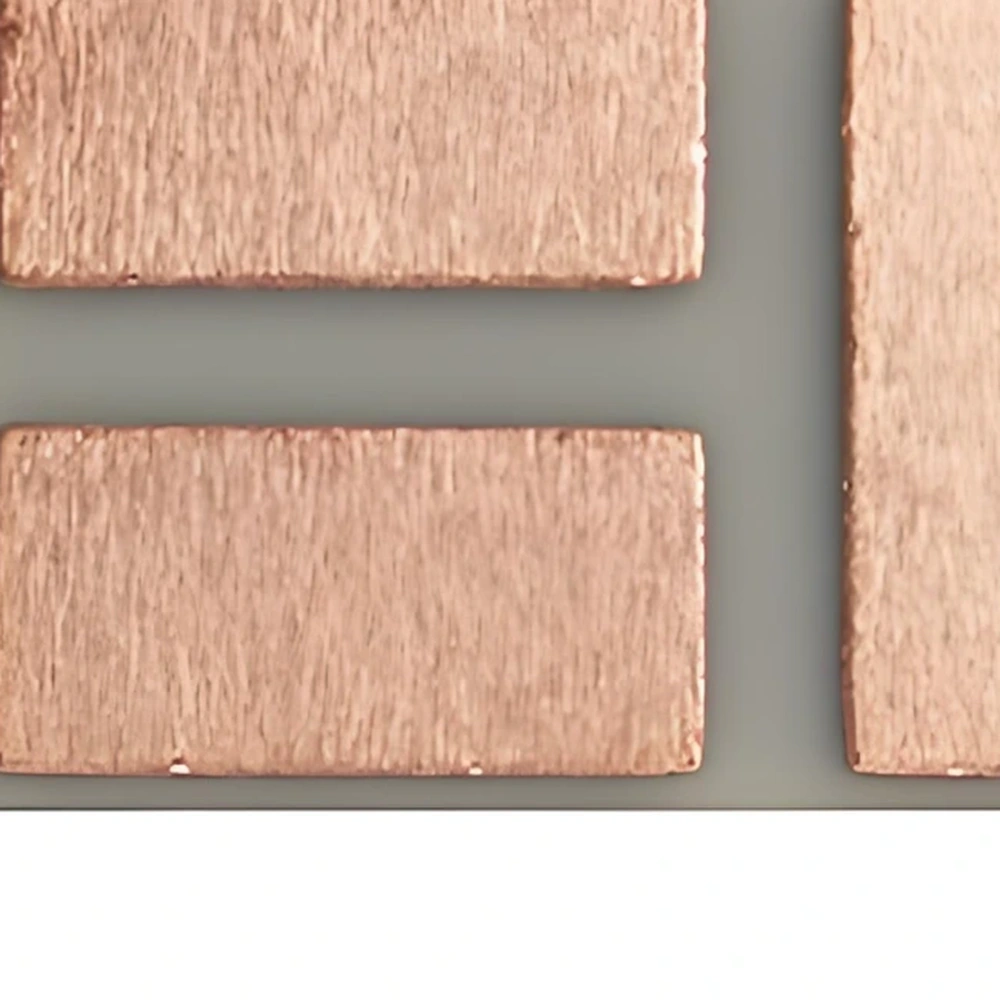 Detail view of alN AMB ceramic substrate with bonded copper pads