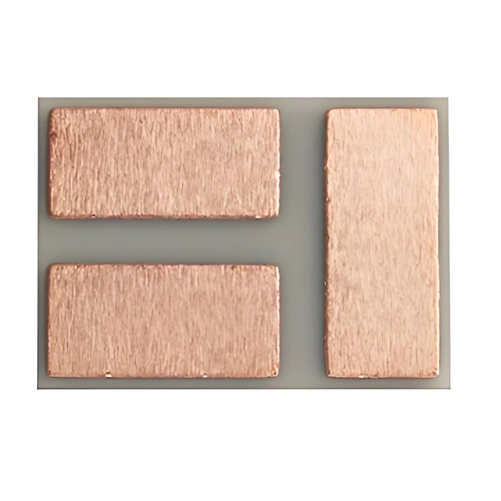 AlN AMB ceramic substrate with bonded copper pads