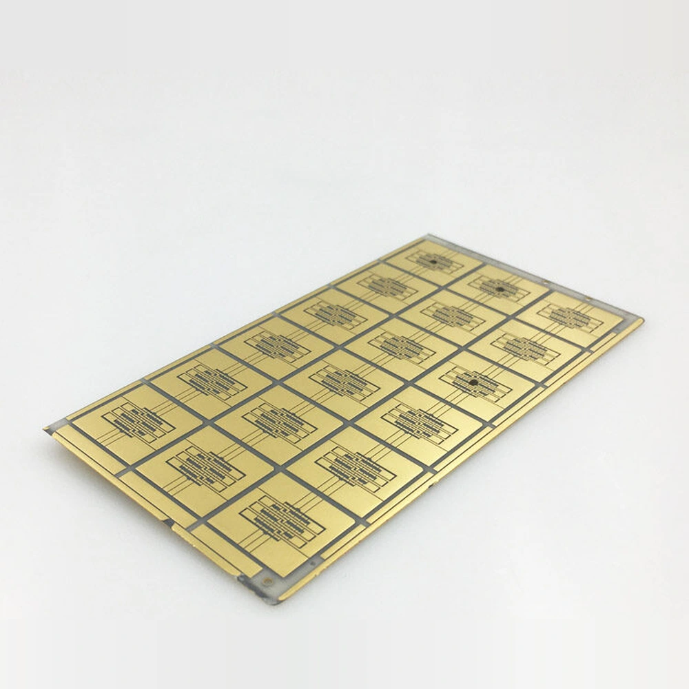 DPC ceramic panel with repeated fine circuit patterns