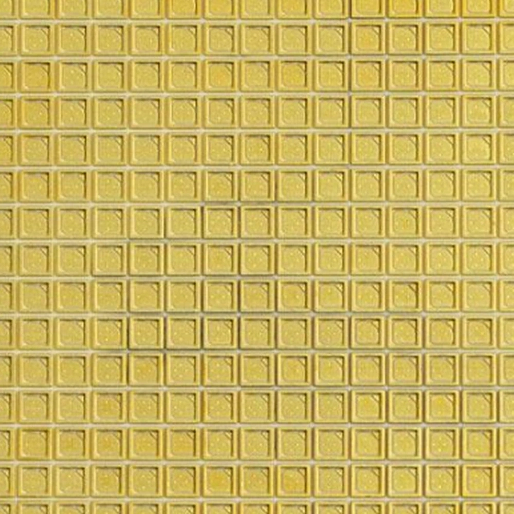 Detail view of alumina DPC ceramic substrate with fine metallized pads