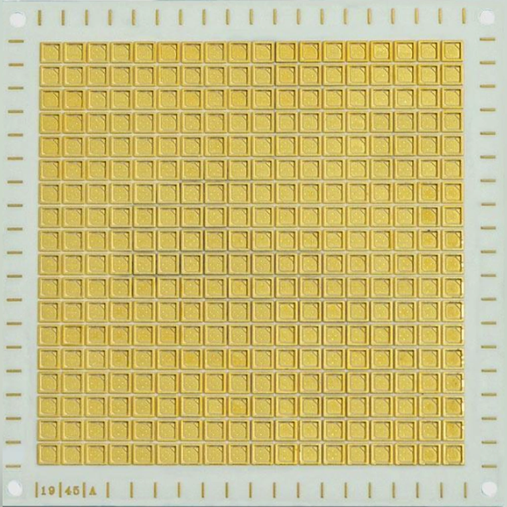 Alumina DPC ceramic substrate with fine metallized pads