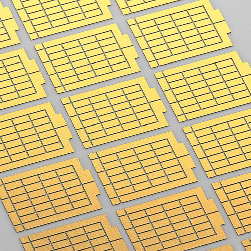 AlN DPC metallized electrode arrays for thermoelectric applications