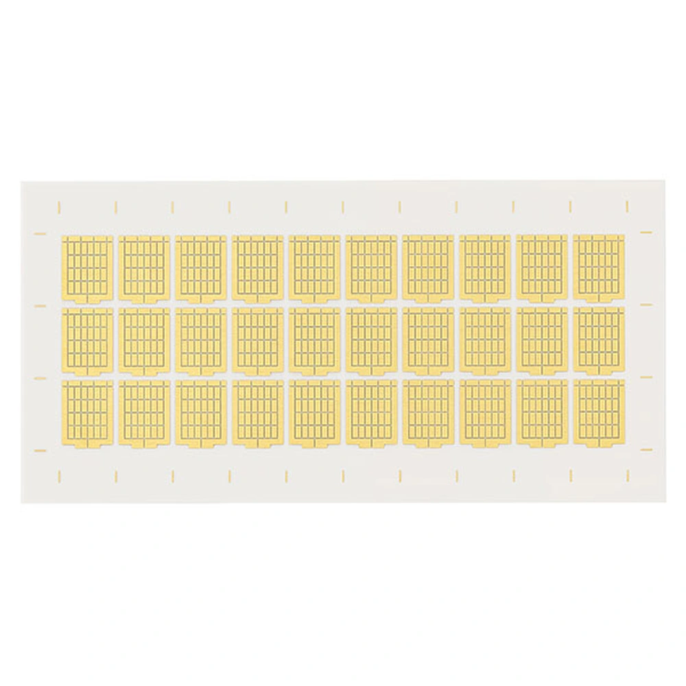 AlN DPC ceramic panel with electrode arrays