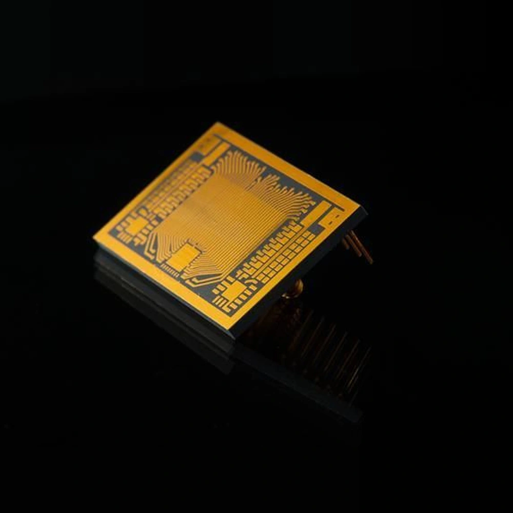 Alumina HTCC multilayer ceramic package with metallized features