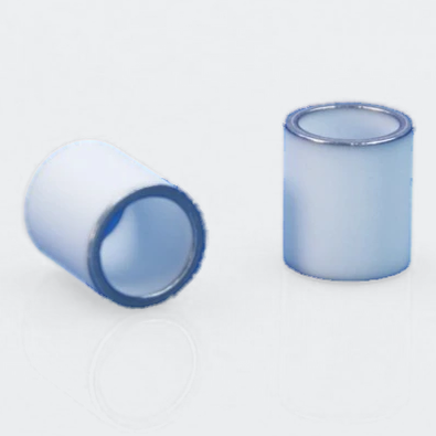 Alumina ceramic tubes with metallized end faces