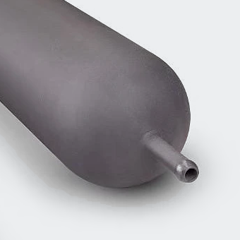 Silicon carbide furnace tube formed end and connection opening