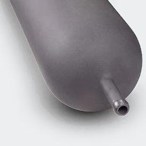 Silicon carbide furnace tube surface and projecting connection