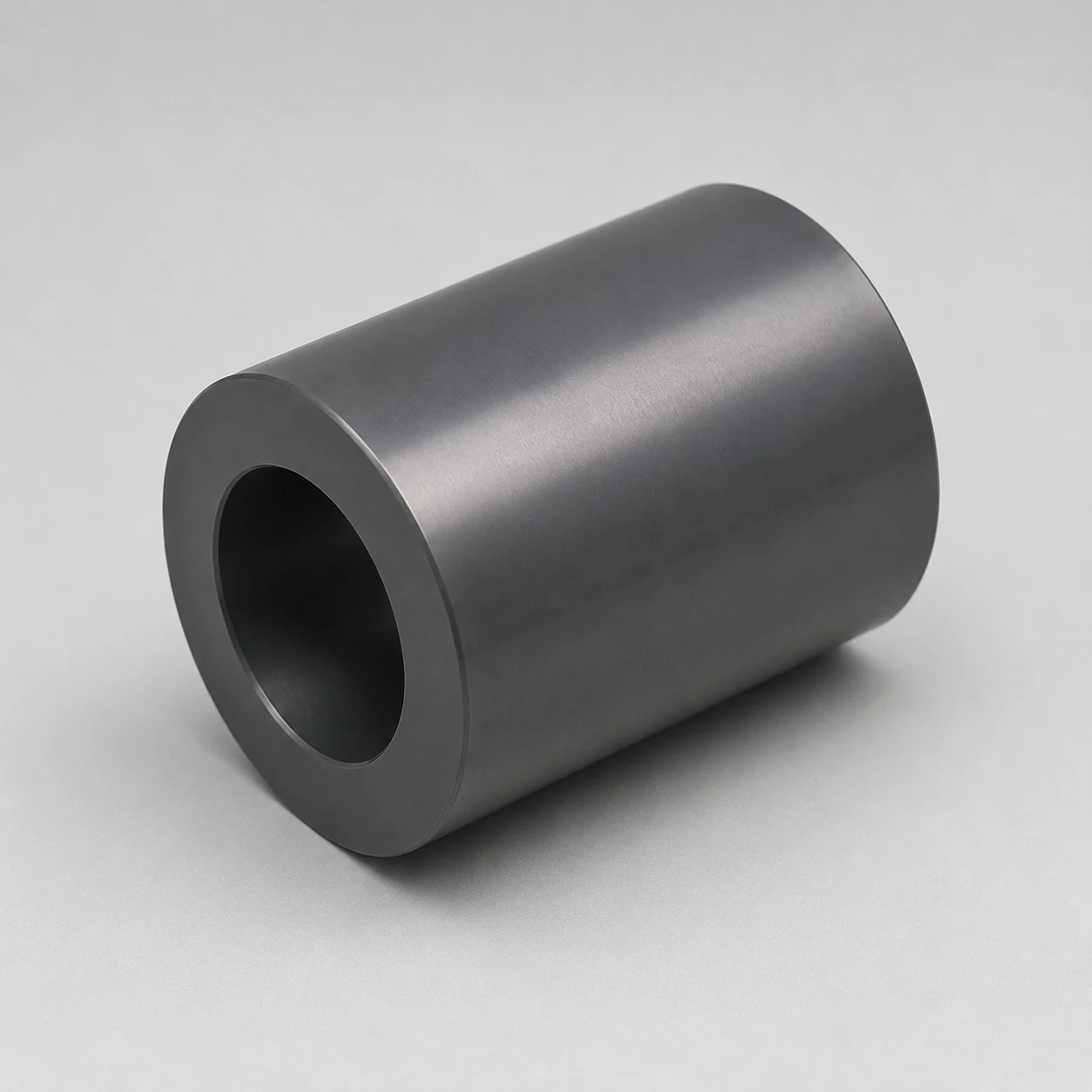 Single silicon nitride sleeve in an elevated three-quarter view