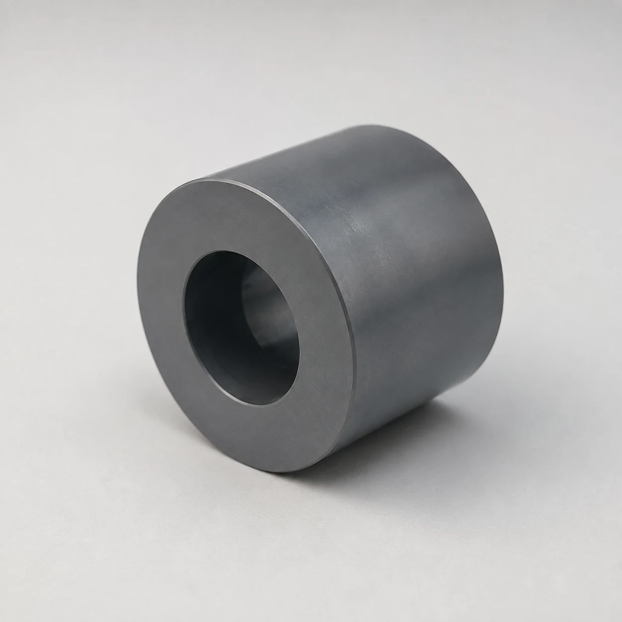Silicon nitride ceramic sleeve with precision cylindrical bore